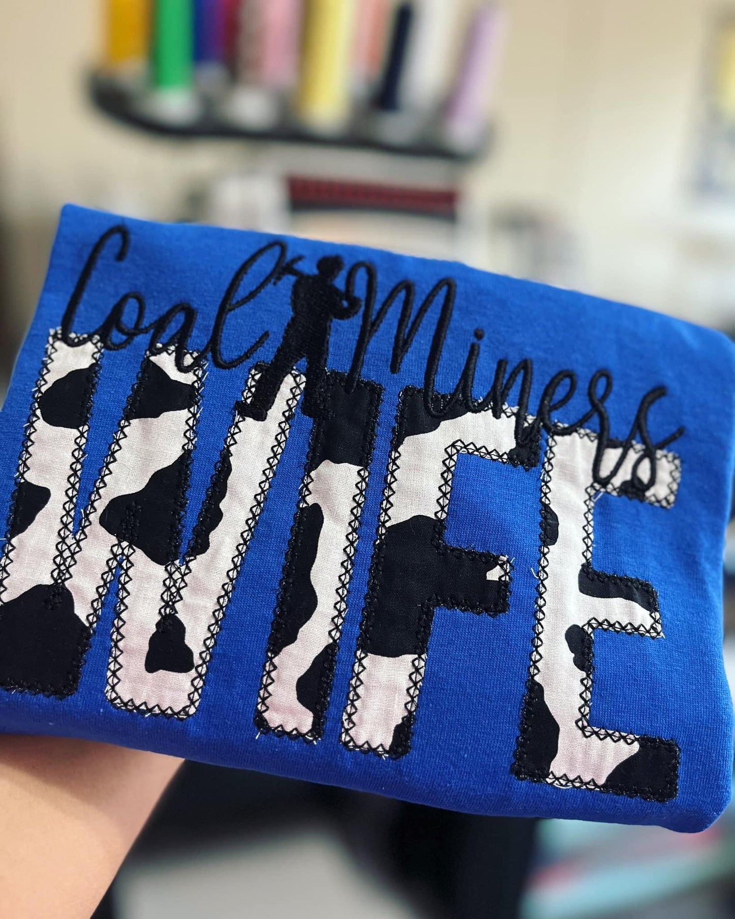 Coal Miners Wife Embroidered Shirt