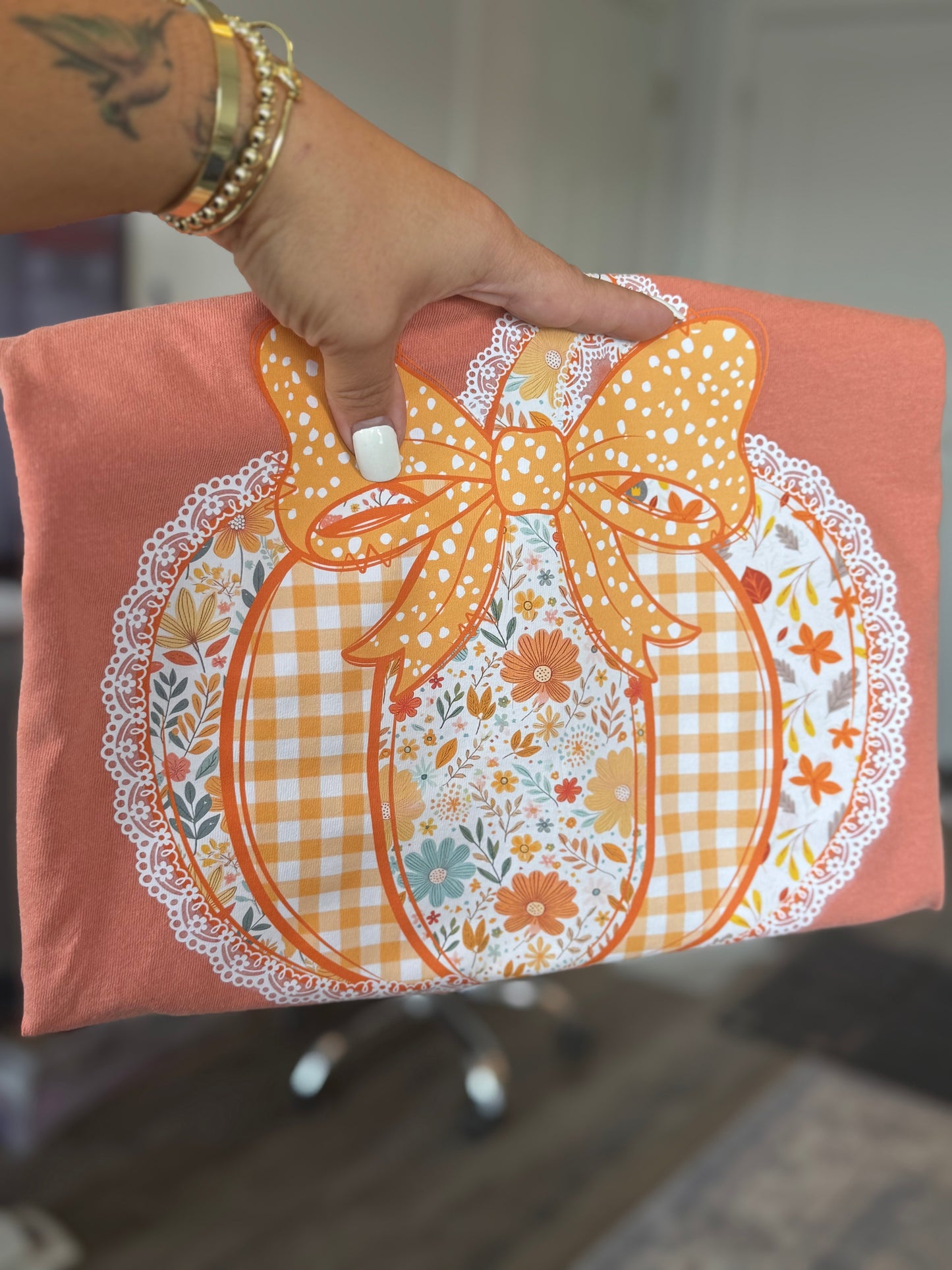 Pumpkin Bow Shirt