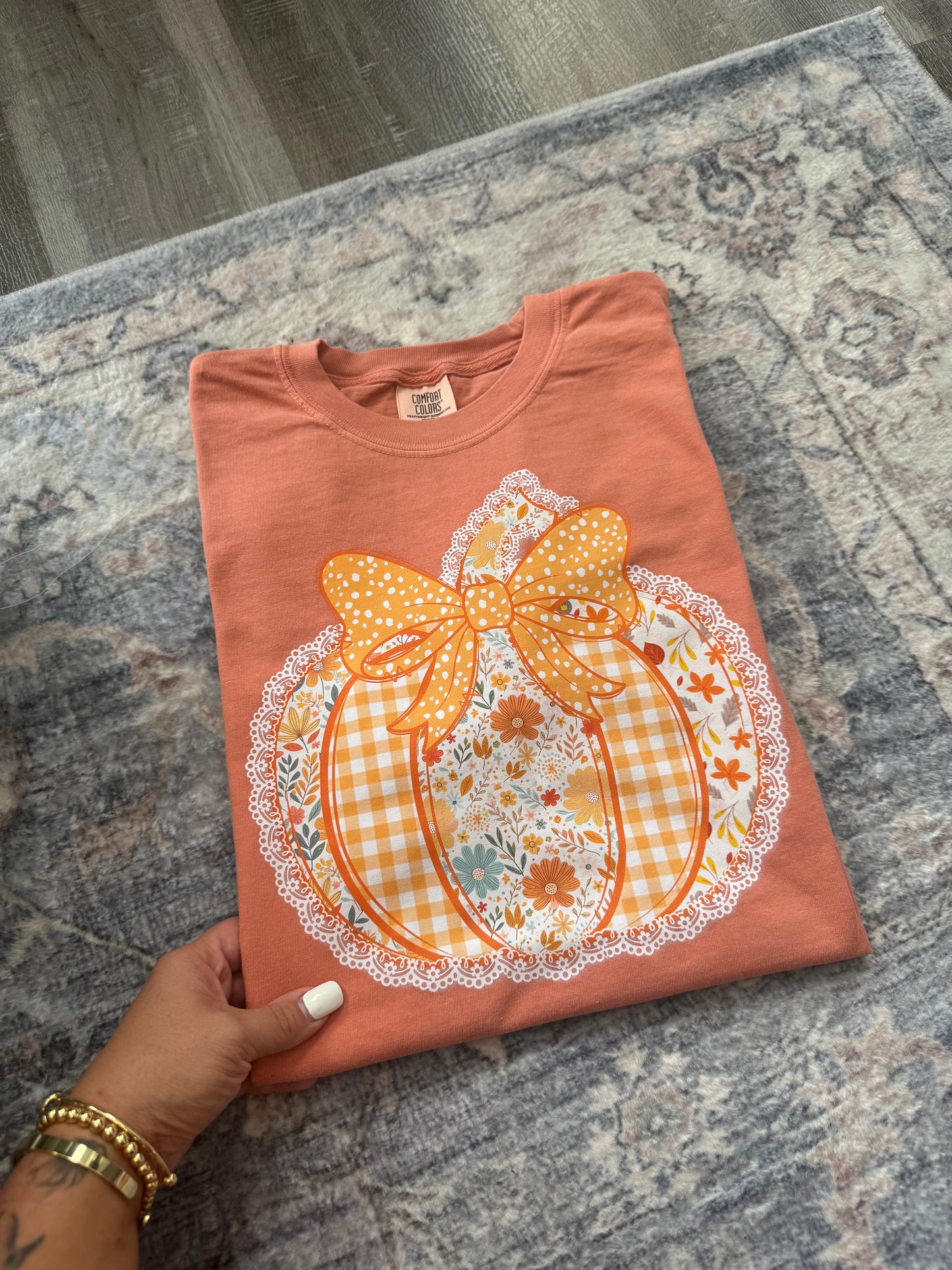Pumpkin Bow Shirt