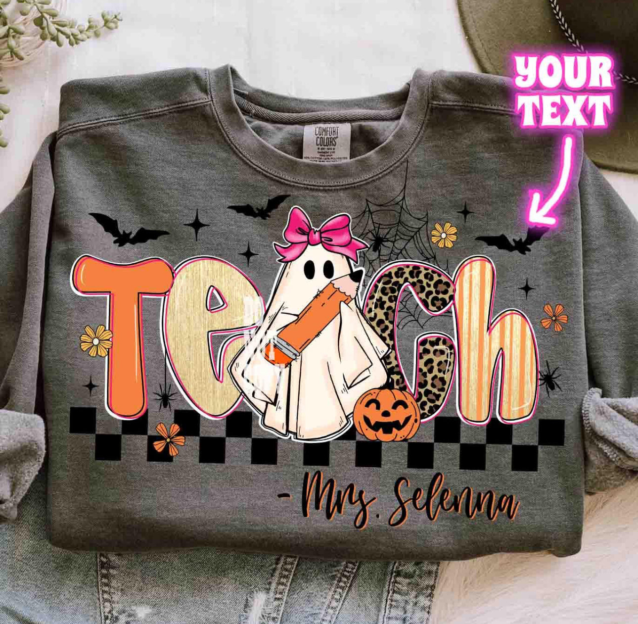 Personalized Teach Halloween Shirt