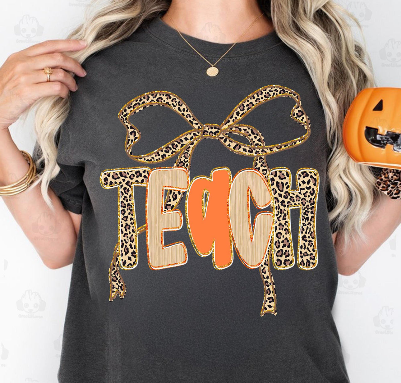 Fall Bow Teach Shirt