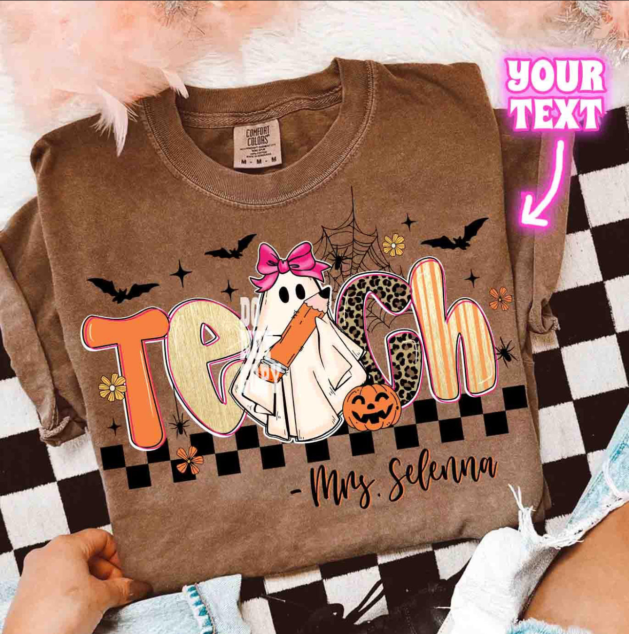 Personalized Teach Halloween Shirt