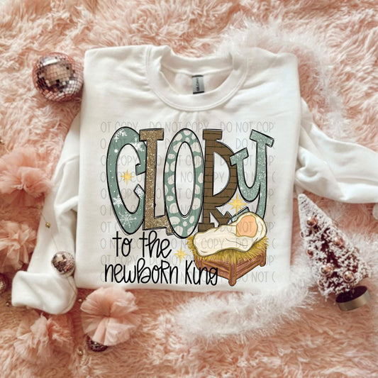 Glory To The Newborn King Shirt